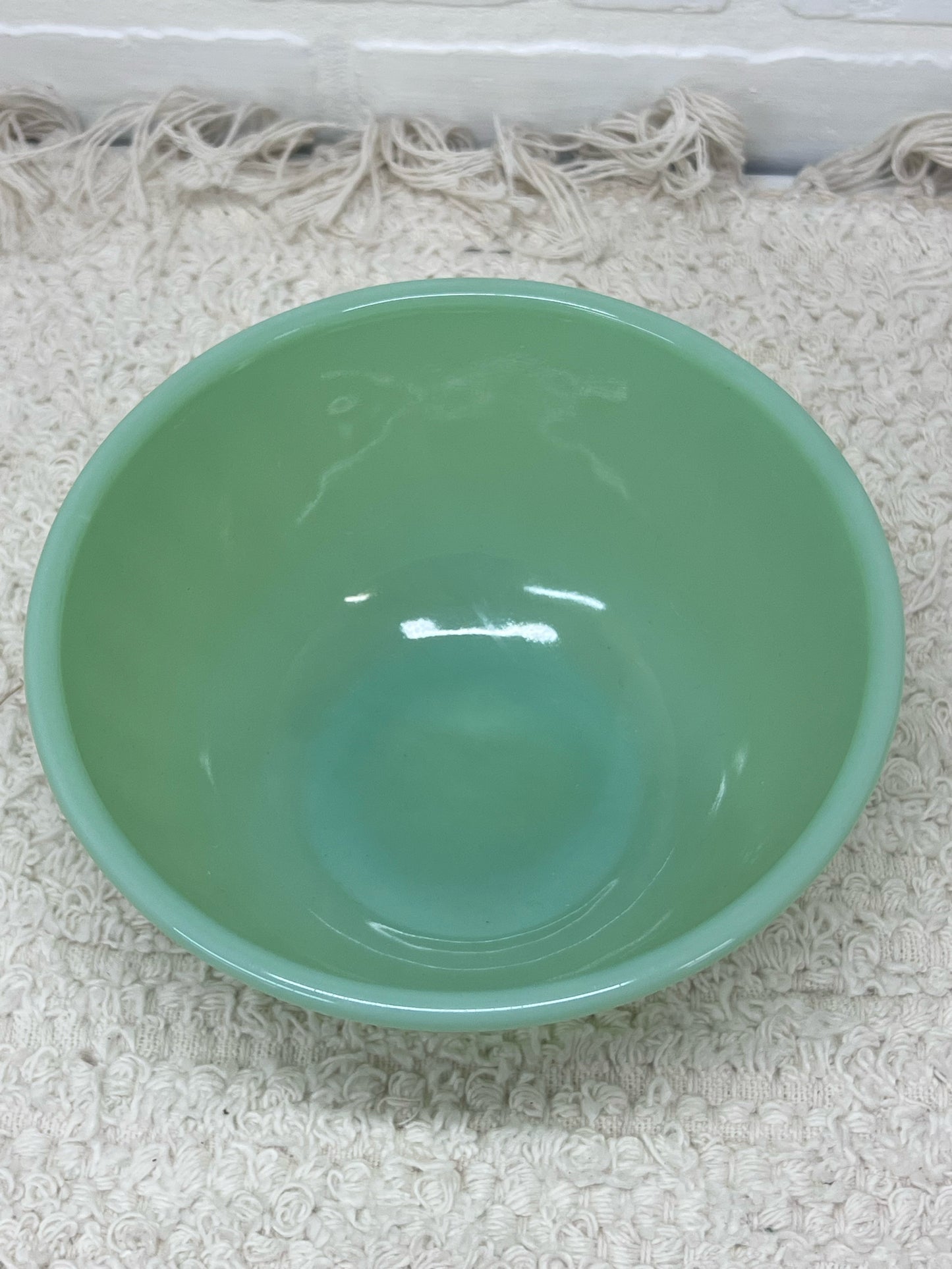 Fire King Jadeite Swirl Mixing Bowl 6 inches