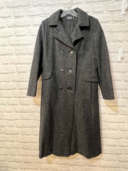 Arlette Vintage Gray Wool Trench Coat
