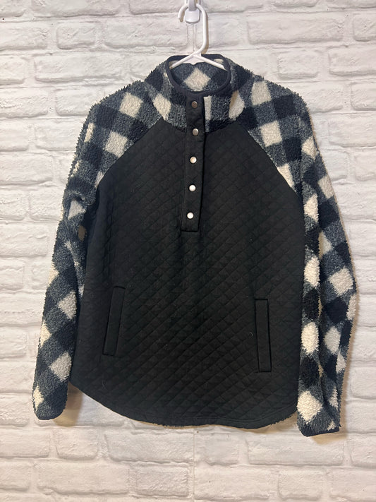 Maurice's Quilted &  Buffalo Plaid Sherpa Pullover