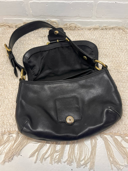 Vintage Coach Soho Mini Shoulder Bag F11840 – Black Leather – Y2K / 90s Era