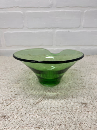 Viking Glass Green Bon Bon Bowl