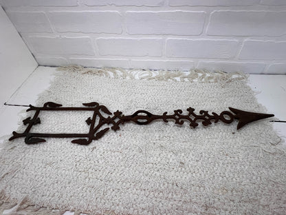 Antique cast iron weather vane