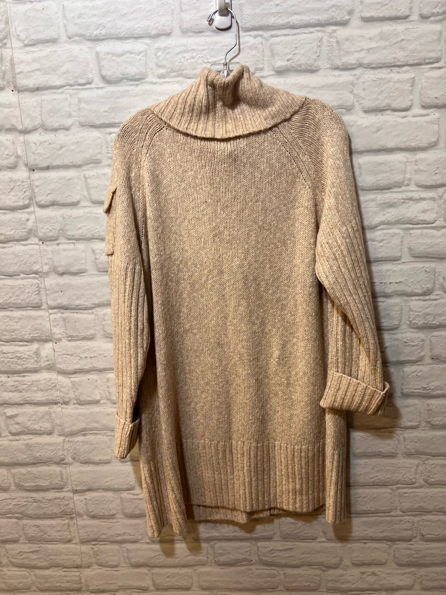 Size L CAbi Oatmeal Button Down Cardigan