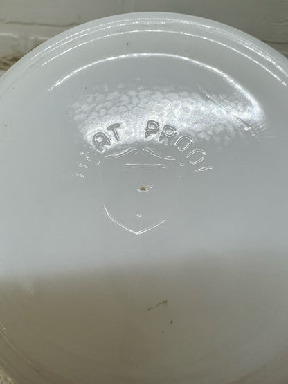 Vintage Federal milkglass 'Vigortone' advertising mug