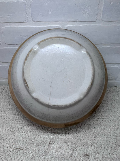 Vintage Stoneware Mixing Bowl - Unmarked & As Is