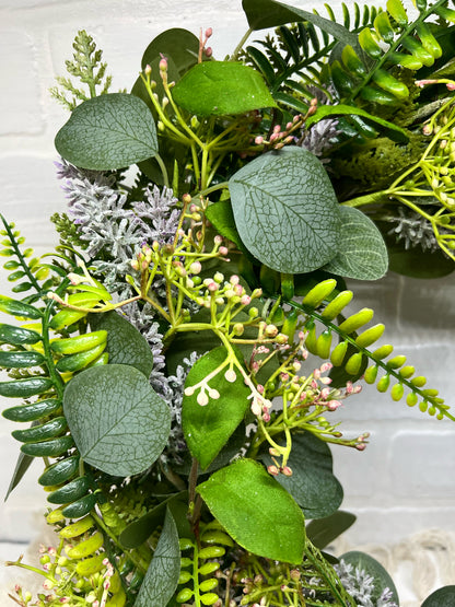 Lavish Lavender Fern & Foliage 22" Wreath