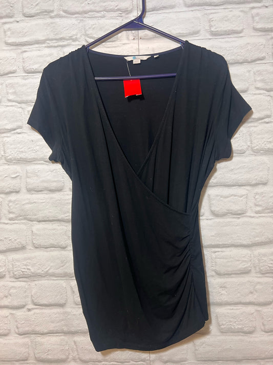 Size 12 Boden Surplice Front V-Neck Short Sleeved Top