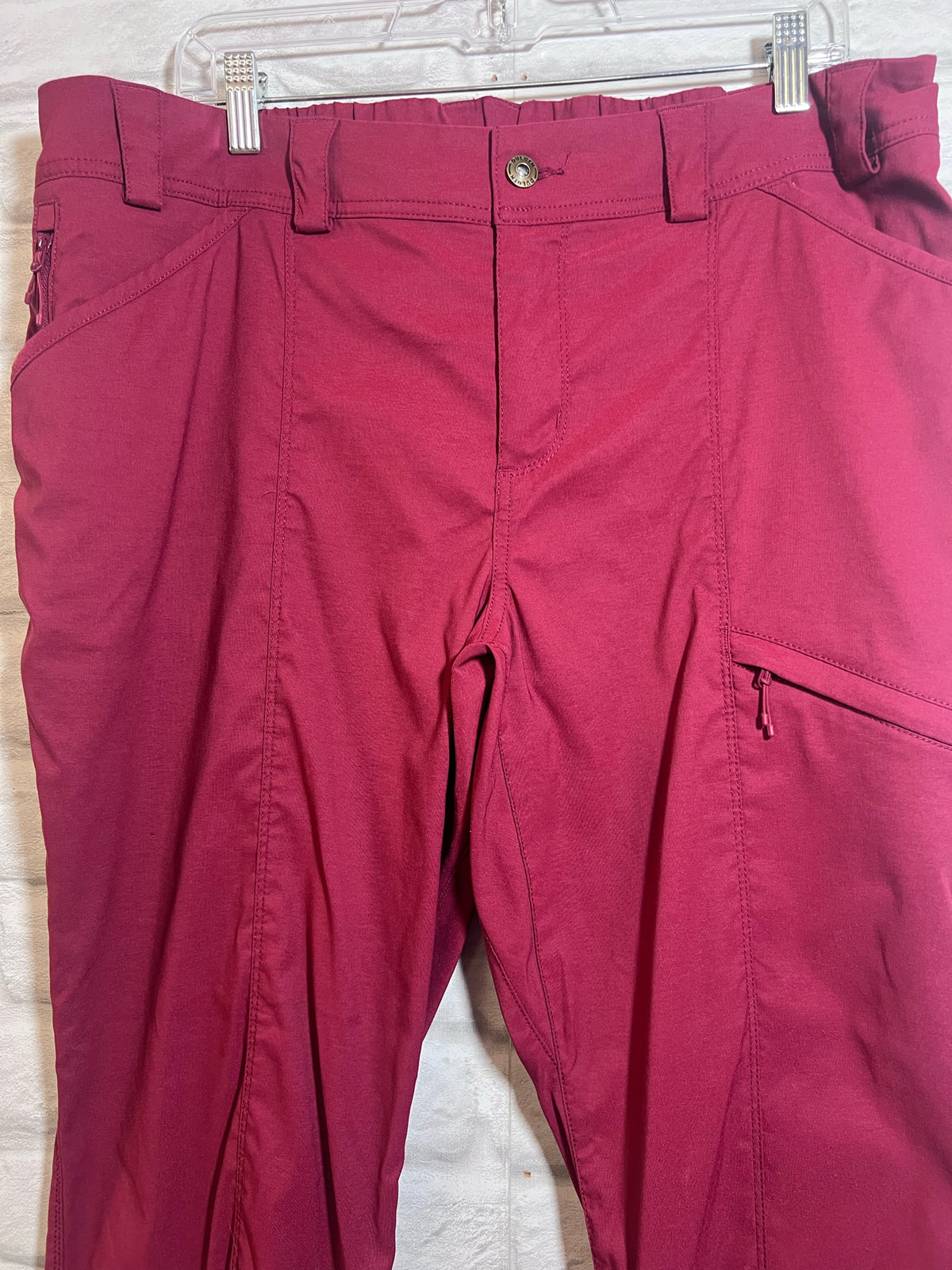 Duluth Trading Co. Size 16 Red Nylon Cargo Pants