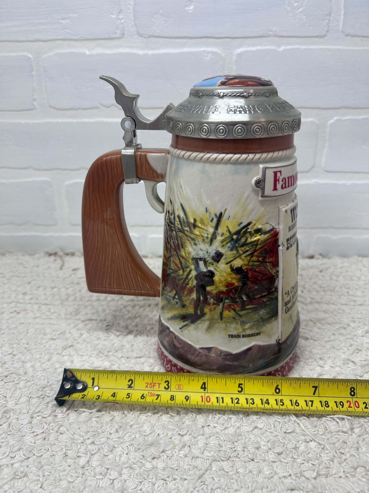 Anheuser-Busch Butch Cassidy Outlaws Collectable  Beer Stein