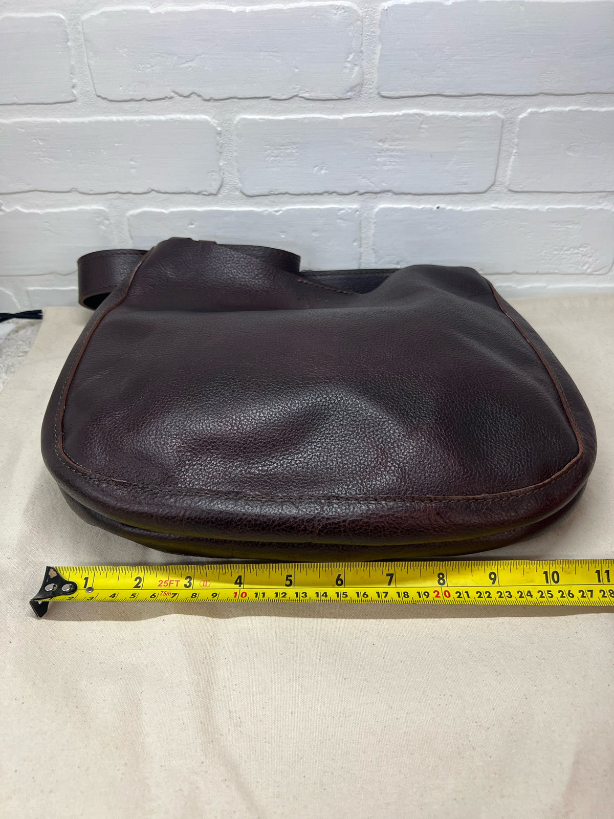 WILL Leather Goods Pebbled Leather Shoulder Bag