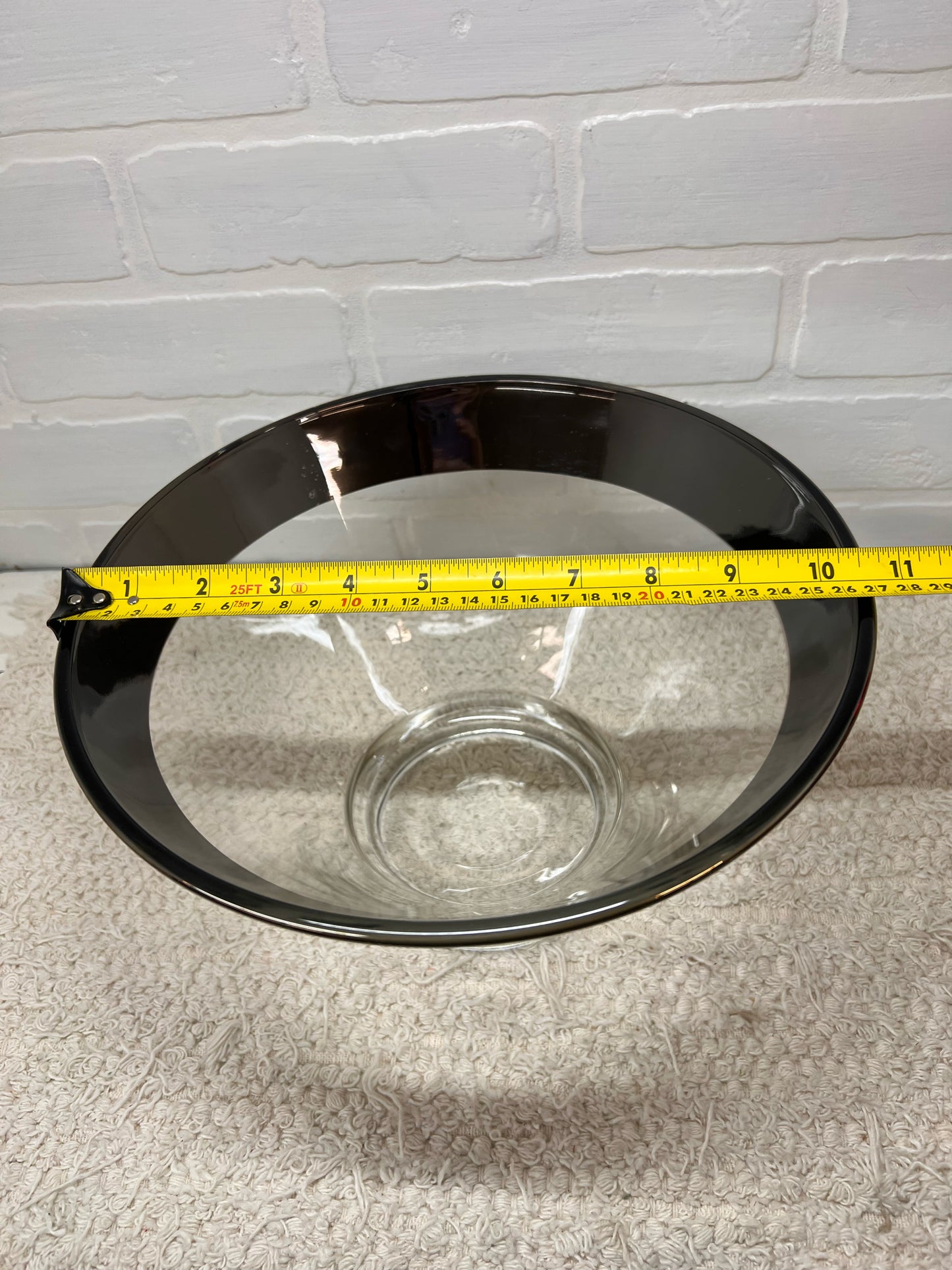 MCM Lustreware Chip & Dip Bowl Set