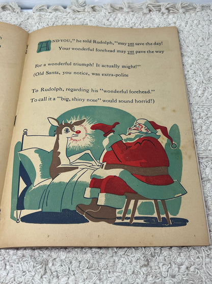 Montgomery Ward 1939 Rudoph The Red-Nosed Reindeer Christmas Book