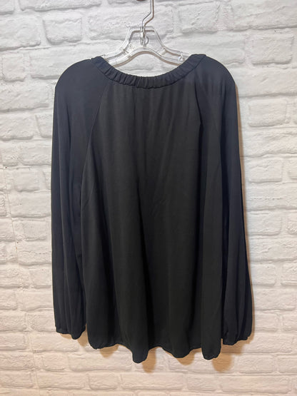 Size XL CAbi Black Blouse