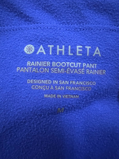 Athleta Size M Rainier boot cut fleece lined Leggings