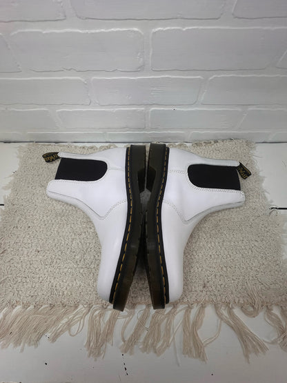 Shoe Size 11 Doc Martins White Chelsea Style Pull On Boot