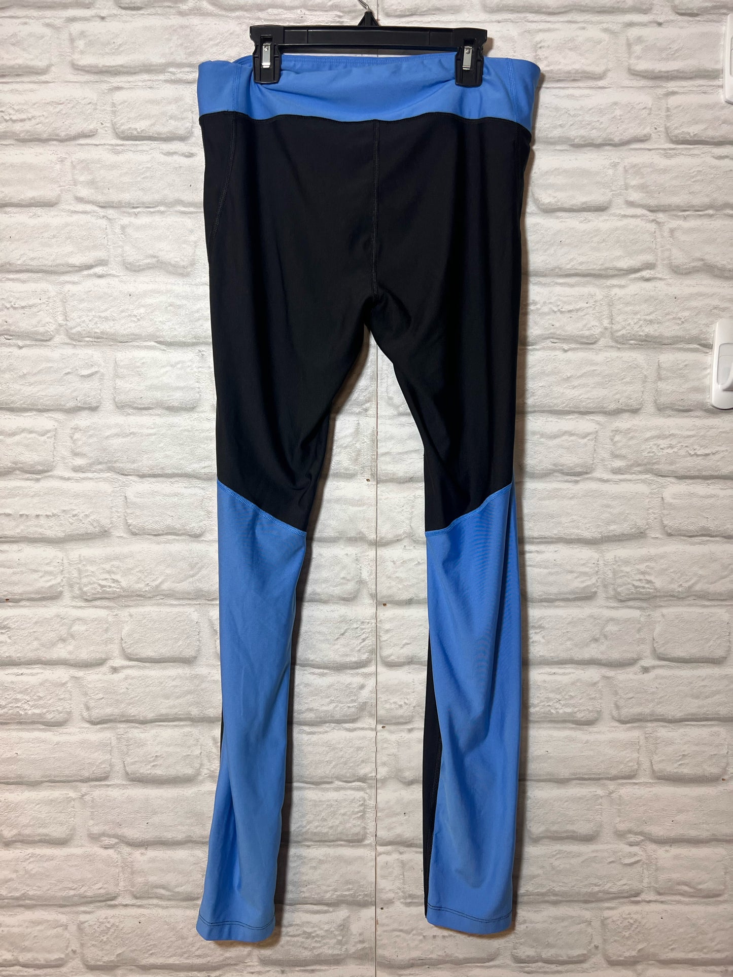 Under Armour Size L Blue & Black Compression Leggings