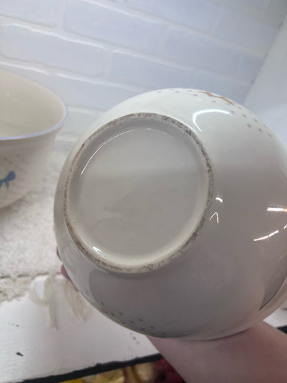 Aunt Rhody Goose 1980's Bowl Set