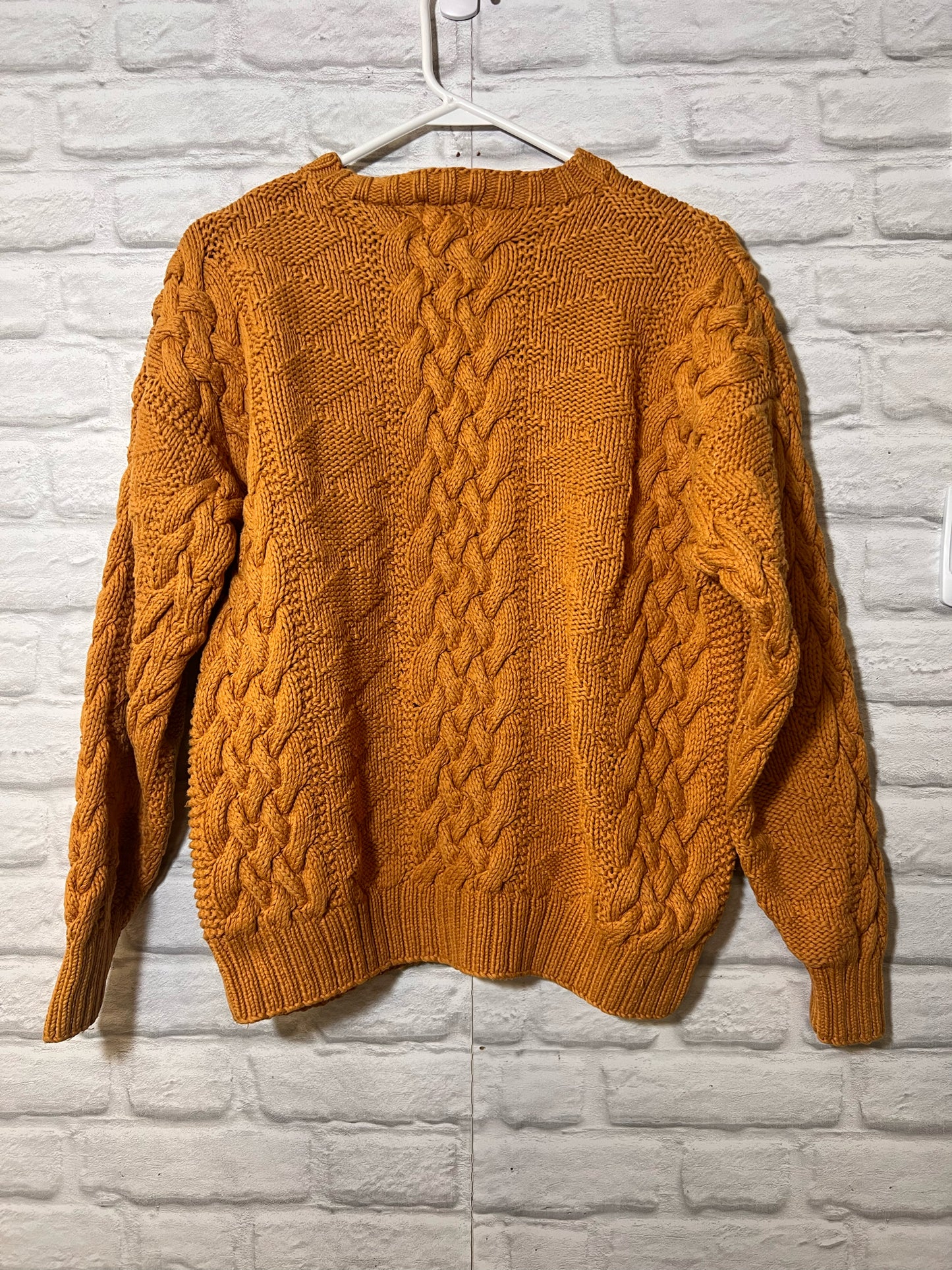 Size L Vintage Gap Hand Knit Cotton Sweater