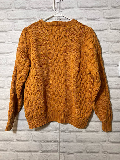 Size L Vintage Gap Hand Knit Cotton Sweater