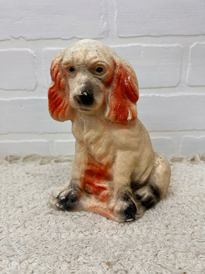 Vintage Chalkware Dog - Carnival Prize