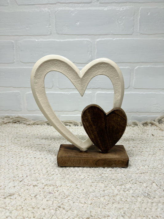 Heart design shelf sitter