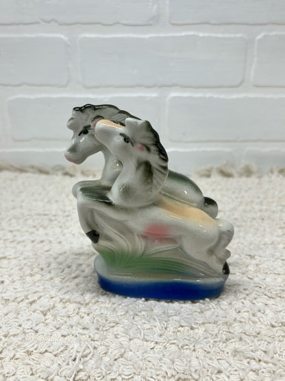 Mid-Century figurine of horses