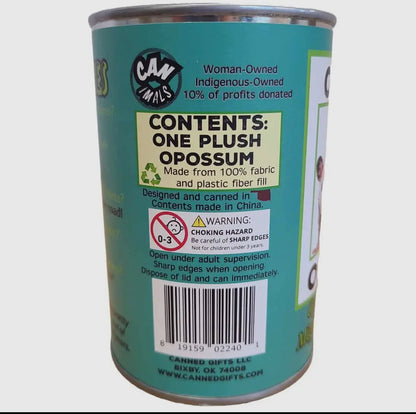 Canned Critter Plush – Pop-Top Stuffed Animal Toy