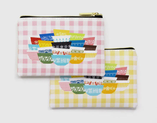 Pyrex Pattern Zipper Pouch