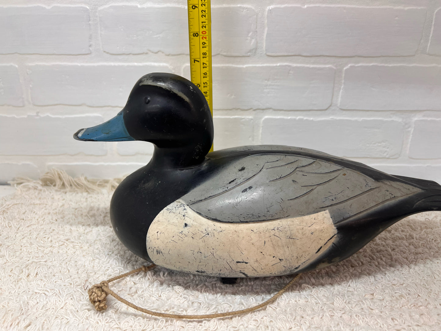 Vintage Plastic Duck Decoy