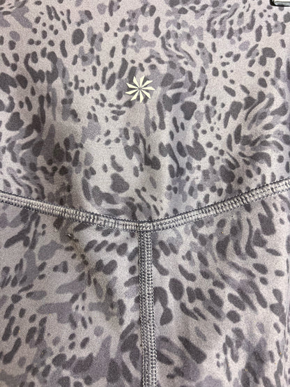 Athleta Size S Petite Purple leopard Crop Leggings