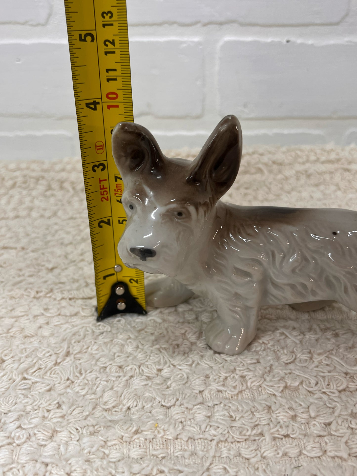 Vintage Scotty Dog Ceramic Figurine