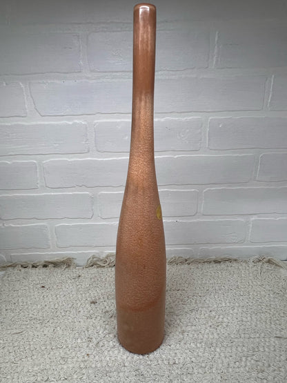 Frankoma MCM Wine Bottle Vase 17" Tall
