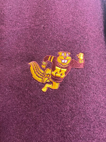 Holloway Size Medium MN Gophers Maroon Wool Jacket