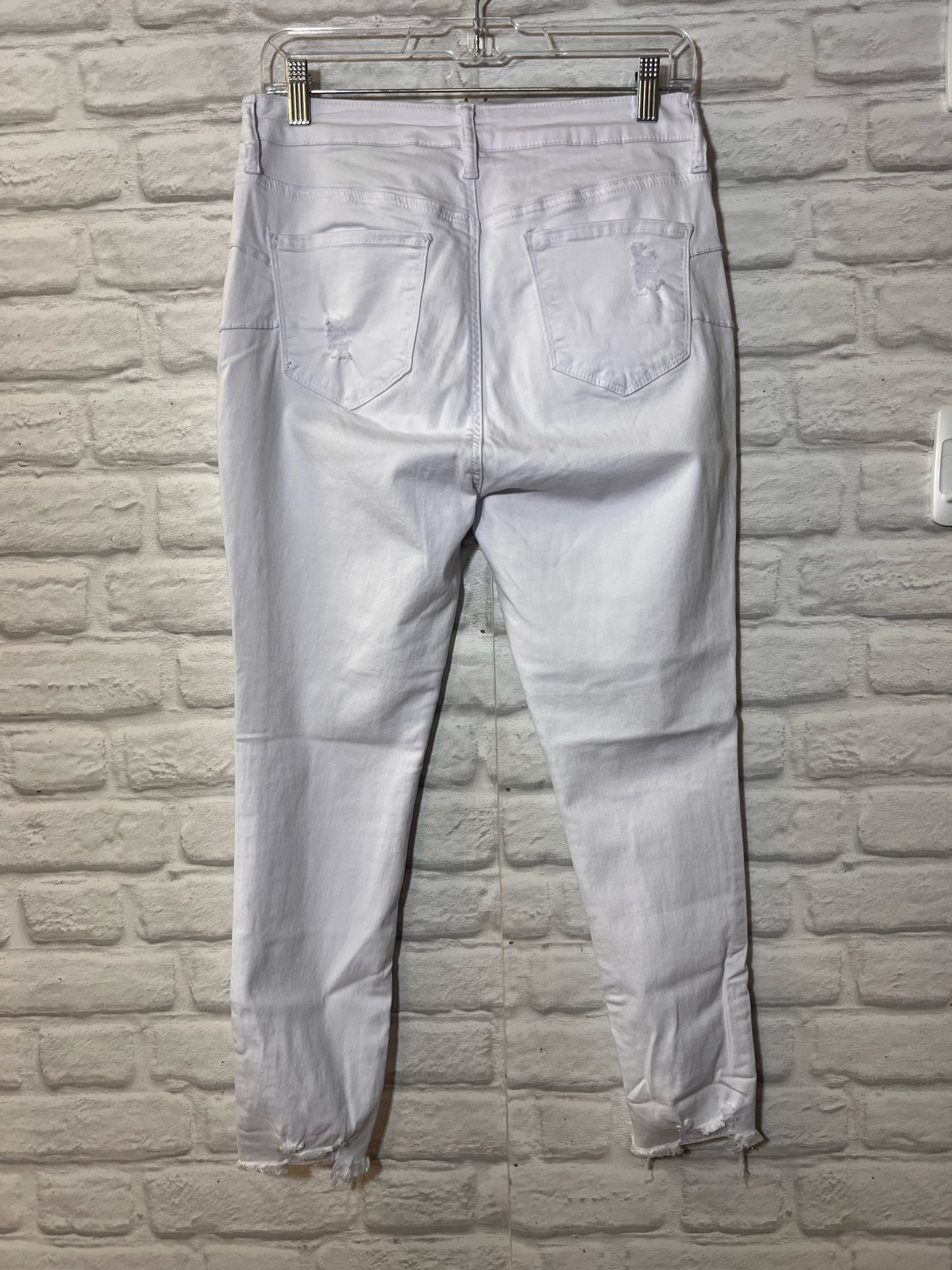 White Distressed S.O.N.G. Skinny Jeans