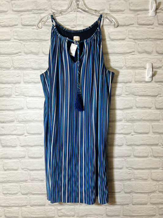 Size XXL Chico's Blue Striped  Dress
