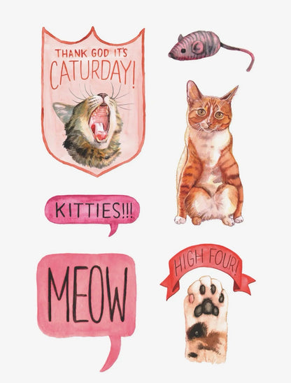 The Cat's Meow Sticker Book