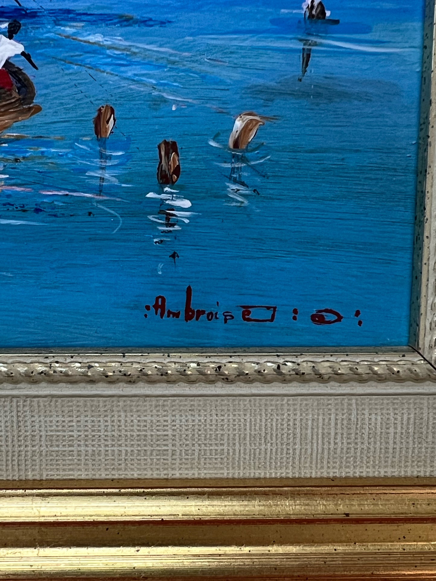 Beach Seascape Oil Painting