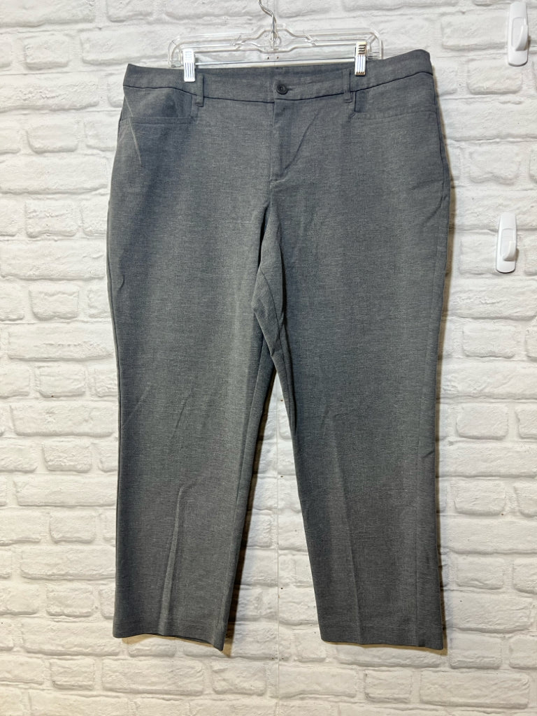 CJ Banks Size 18W gray dress pants