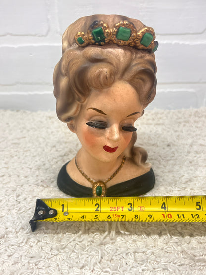 Inarco Lady Head Vase Lady Aileen 1964