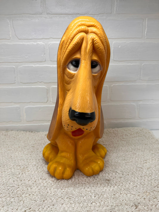 My Toy 1970's Plastic Sad Hound Dog Bank