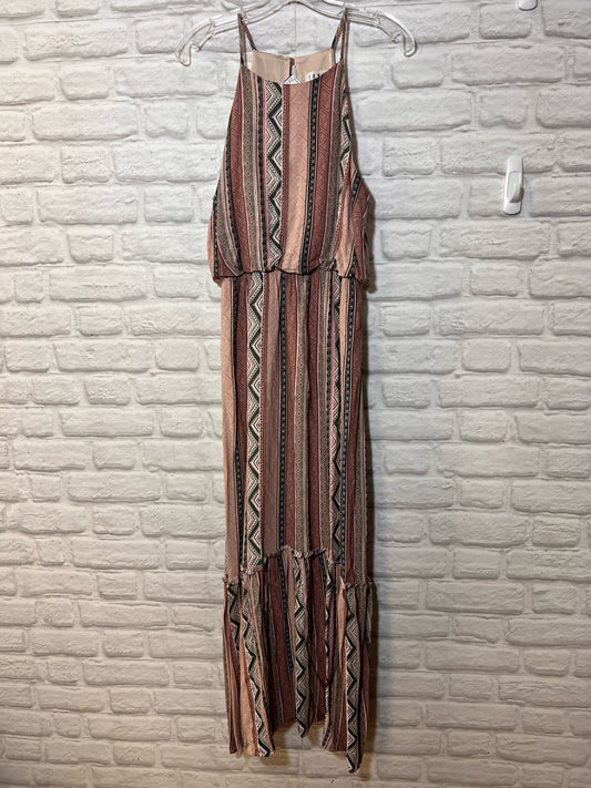 Size XL THML pink multicolor maxi dress
