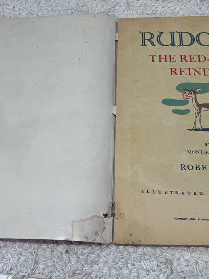 Montgomery Ward 1939 Rudoph The Red-Nosed Reindeer Christmas Book