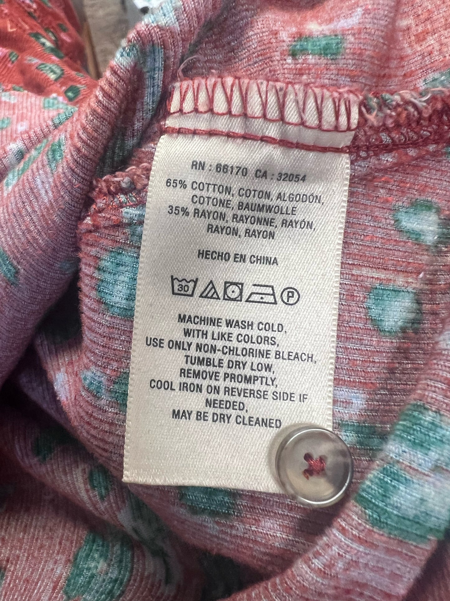 Size XS Anthropologie From the Heart 13 Corduroy Shirt