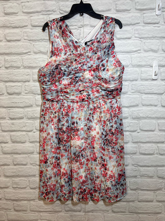 Size 14 DKNY Multicolor Lined Dress