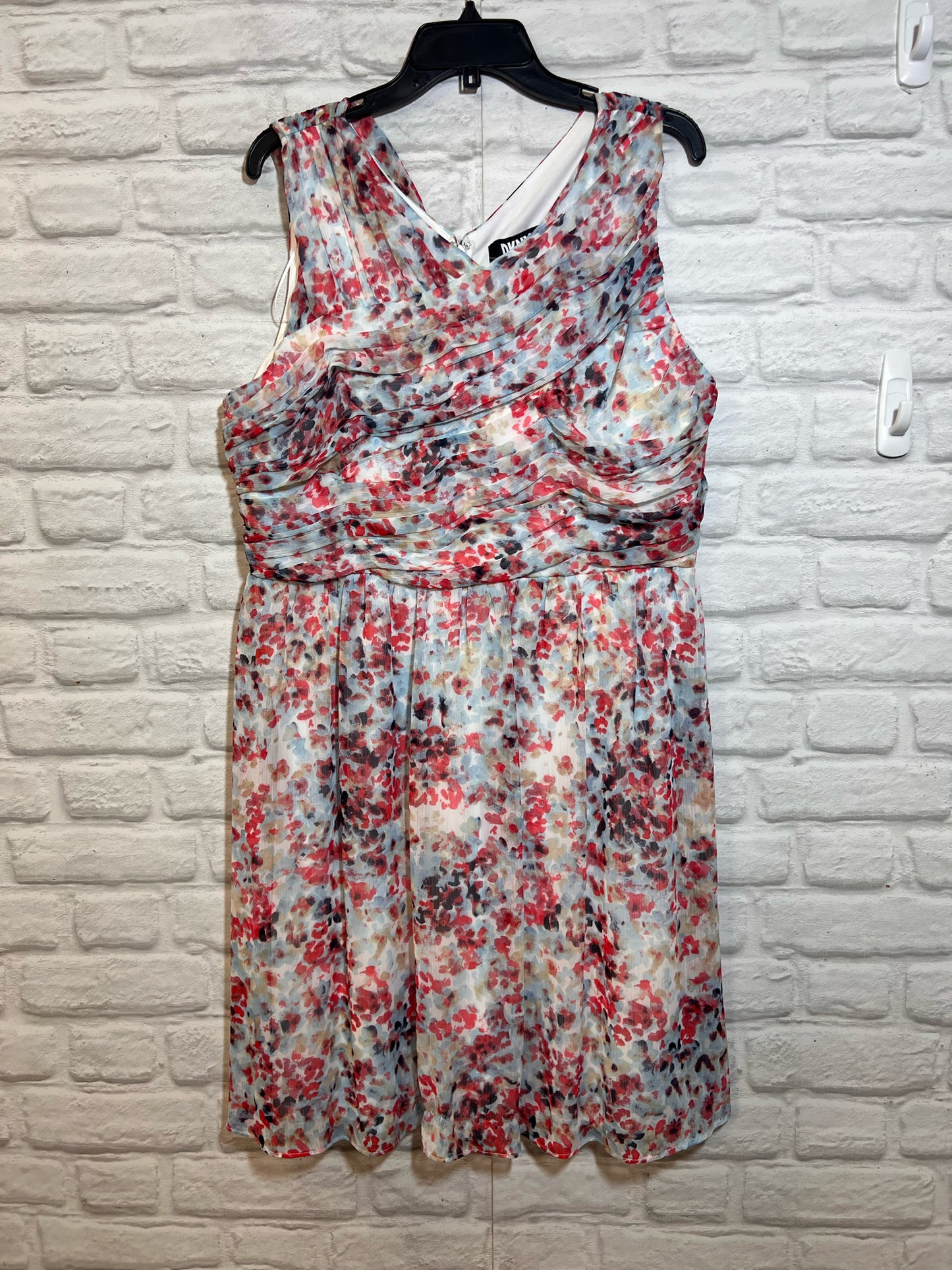 Size 14 DKNY Multicolor Lined Dress