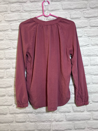 Size M Cloth & Stone Anthropologie Dusty Rose Blouse