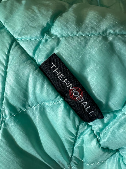 Size M The North Face Lightweight Quilted Jacket Light Blue