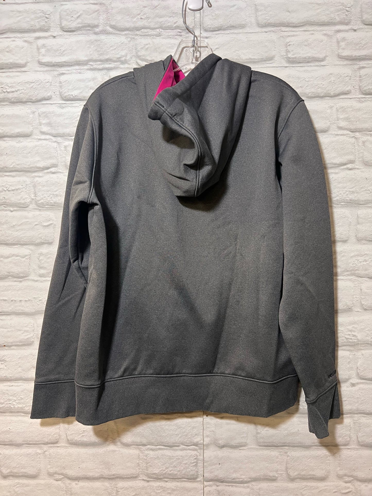 Size L Under Armour Cold Gear Gray/Pink  Hoodie