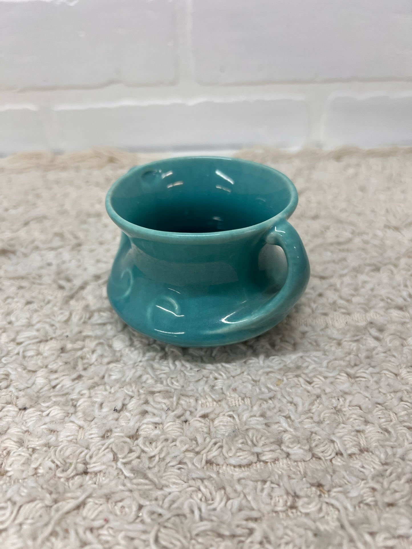 Red Wing Pottery Cream & Sugar Set - Gypsy Trail Turquoise BLue