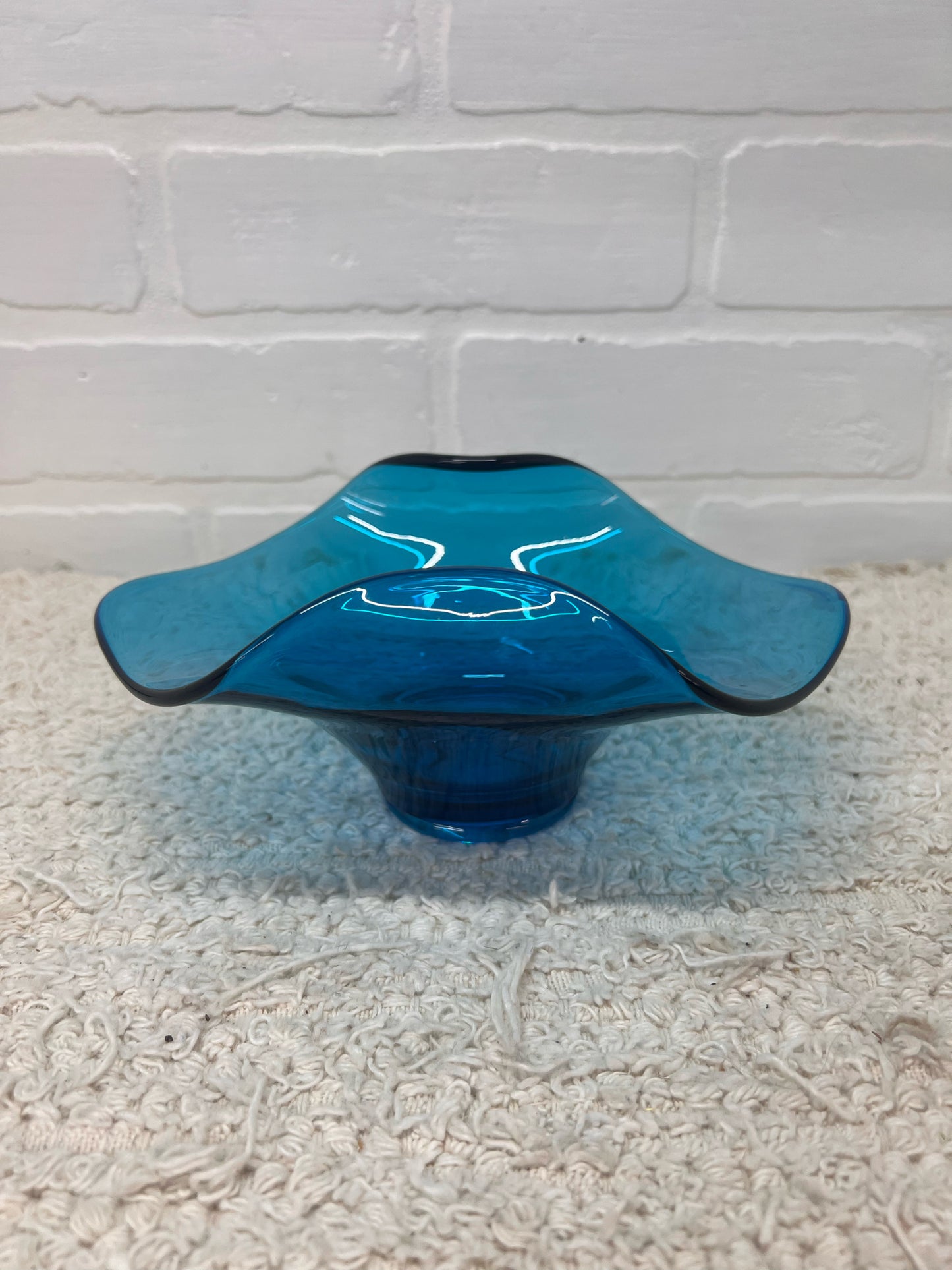 Viking Glass Blunique Blue MCM Candy Dish